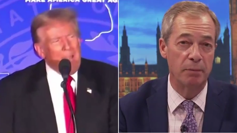 Donald Trump and Nigel Farage