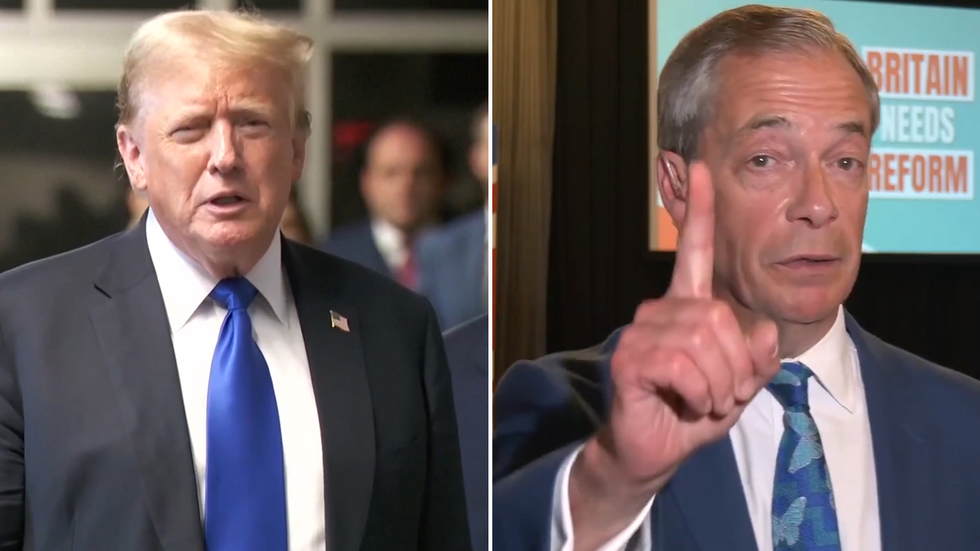 Donald Trump and Nigel Farage