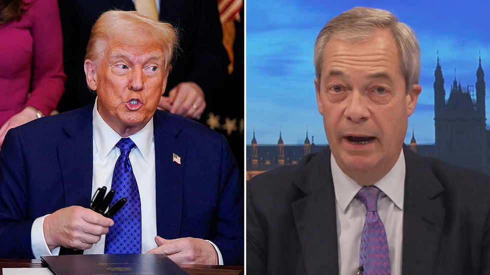 Donald Trump and Nigel Farage