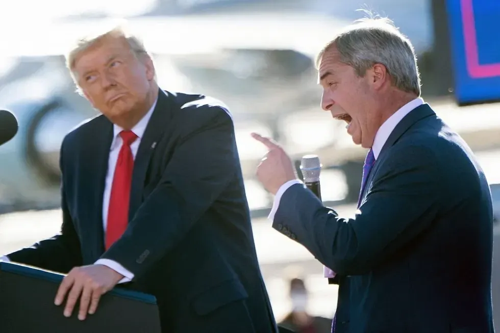 Donald Trump and Nigel Farage