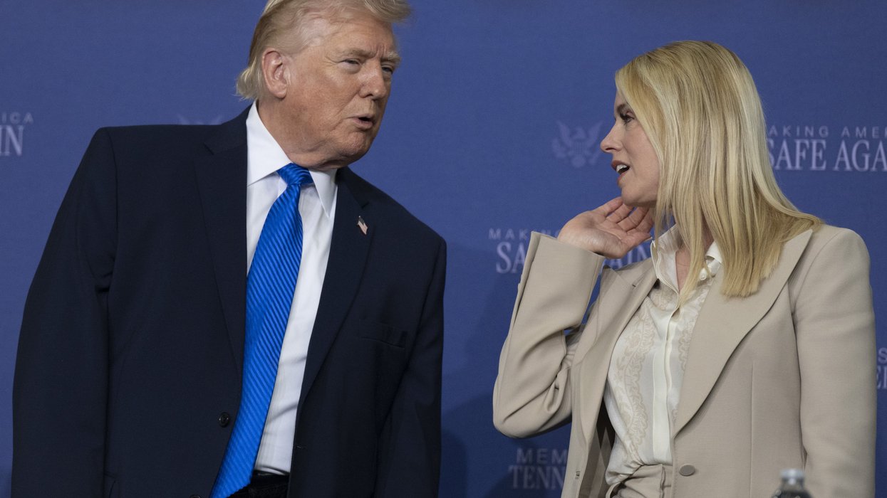 Donald Trump and Pam Bondi