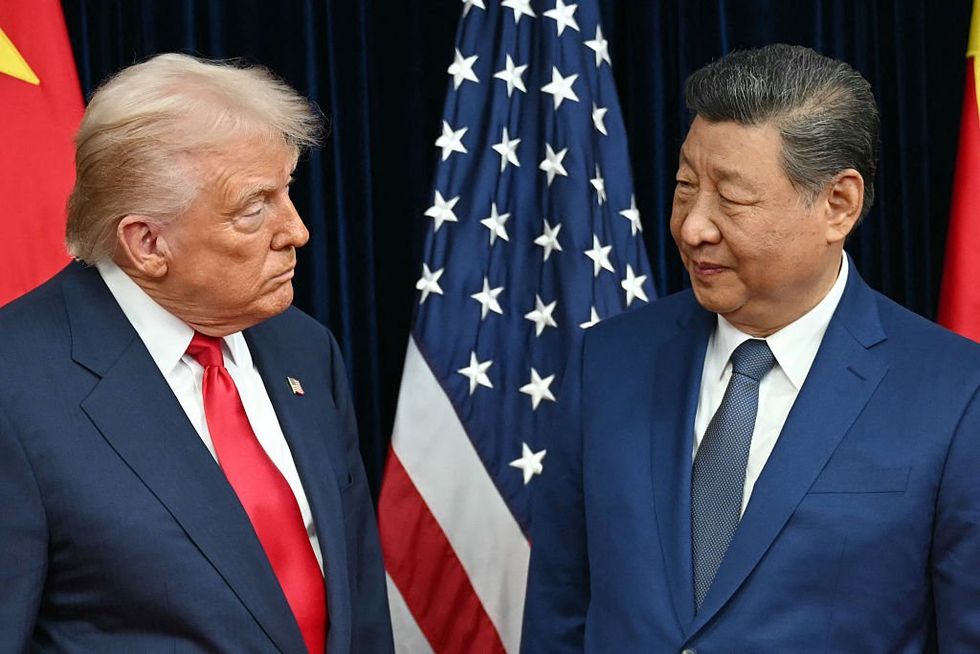 Donald Trump and President Xi