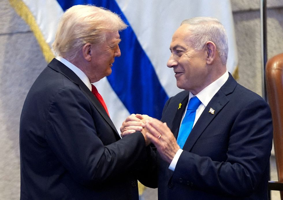 Donald Trump and Prime Minister Netanyahu
