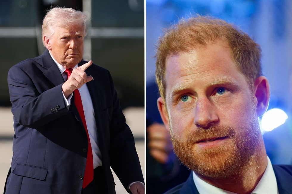 Donald Trump and Prince Harry