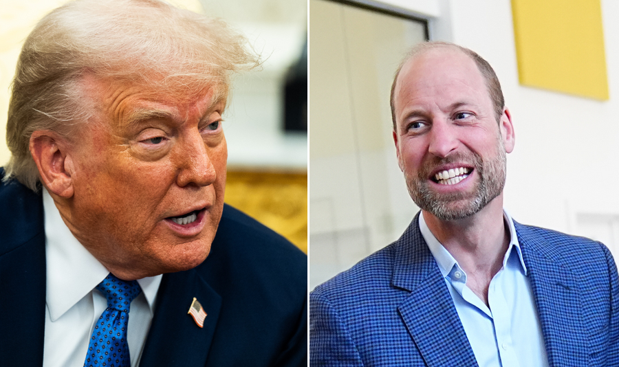 Donald Trump and Prince William
