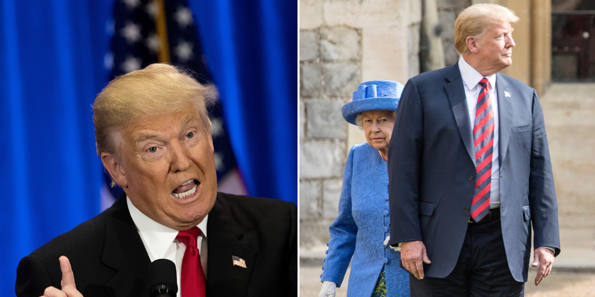 NextImg:Donald Trump hits out at 'false' claims Queen Elizabeth called him 'rude' and questioned marriage to Melania