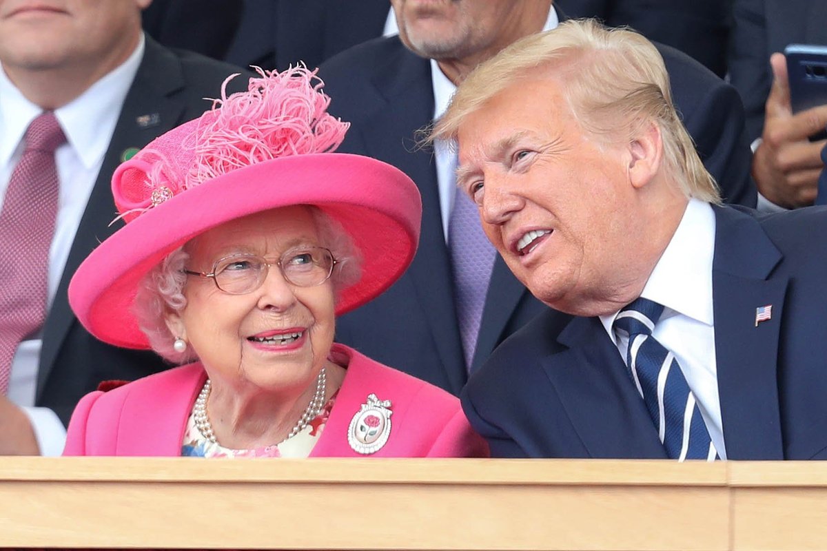 Donald Trump and Queen Elizabeth