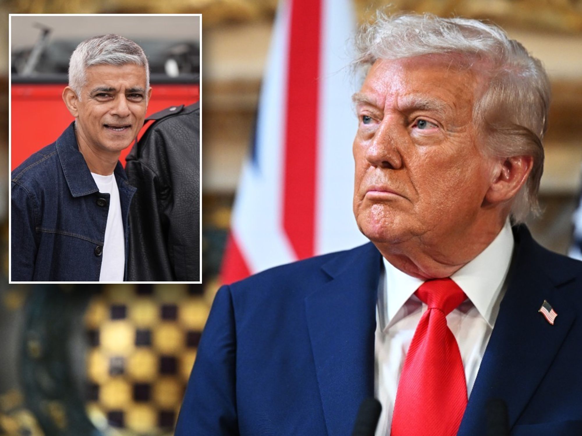 Donald Trump and Sadiq Khan