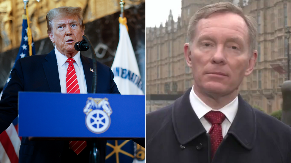 Donald Trump and Sir Chris Bryant