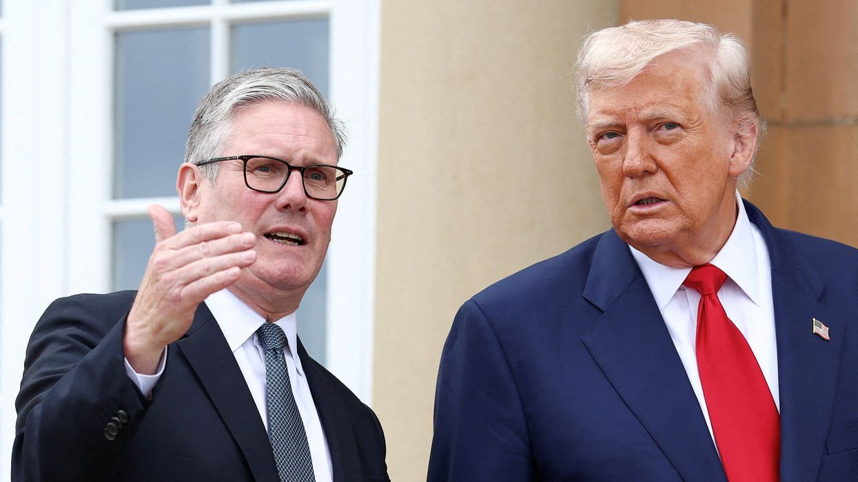 Donald Trump and Sir Keir Starmer