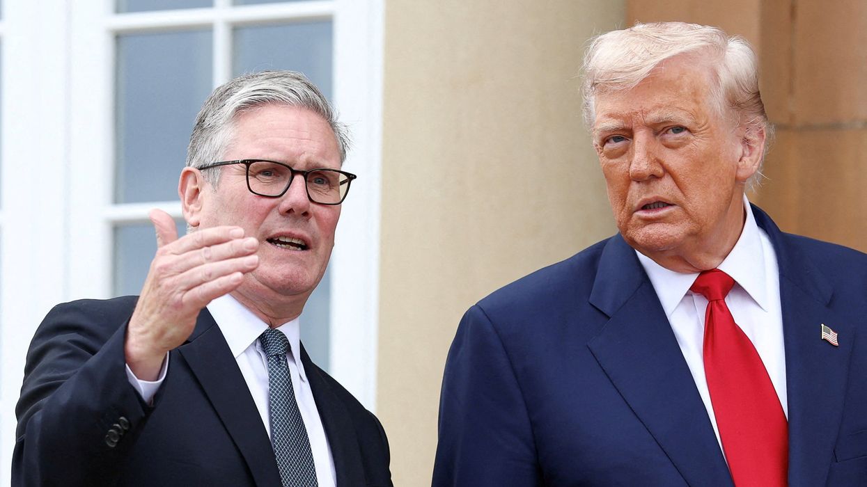 Donald Trump and Sir Keir Starmer