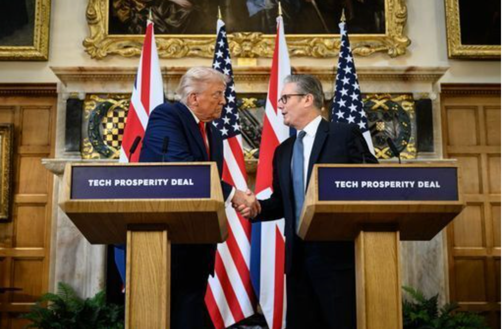 Donald Trump and Sir Keir Starmer