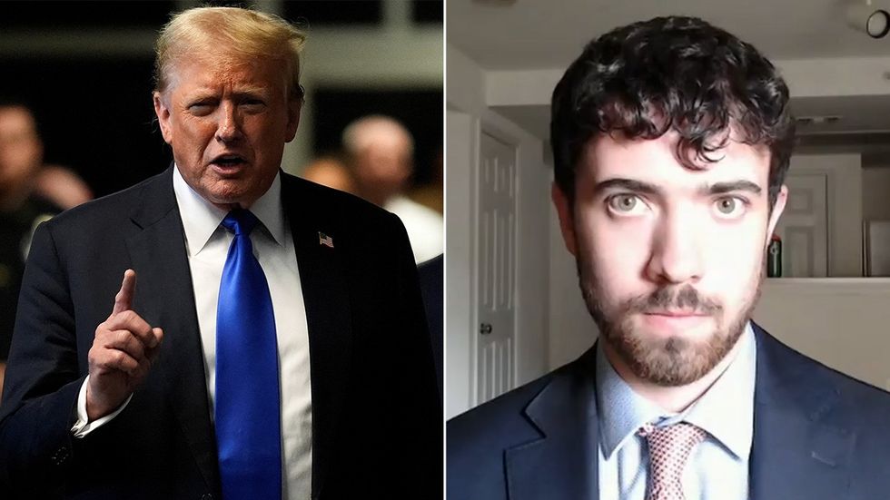Donald Trump and Steven Edginton