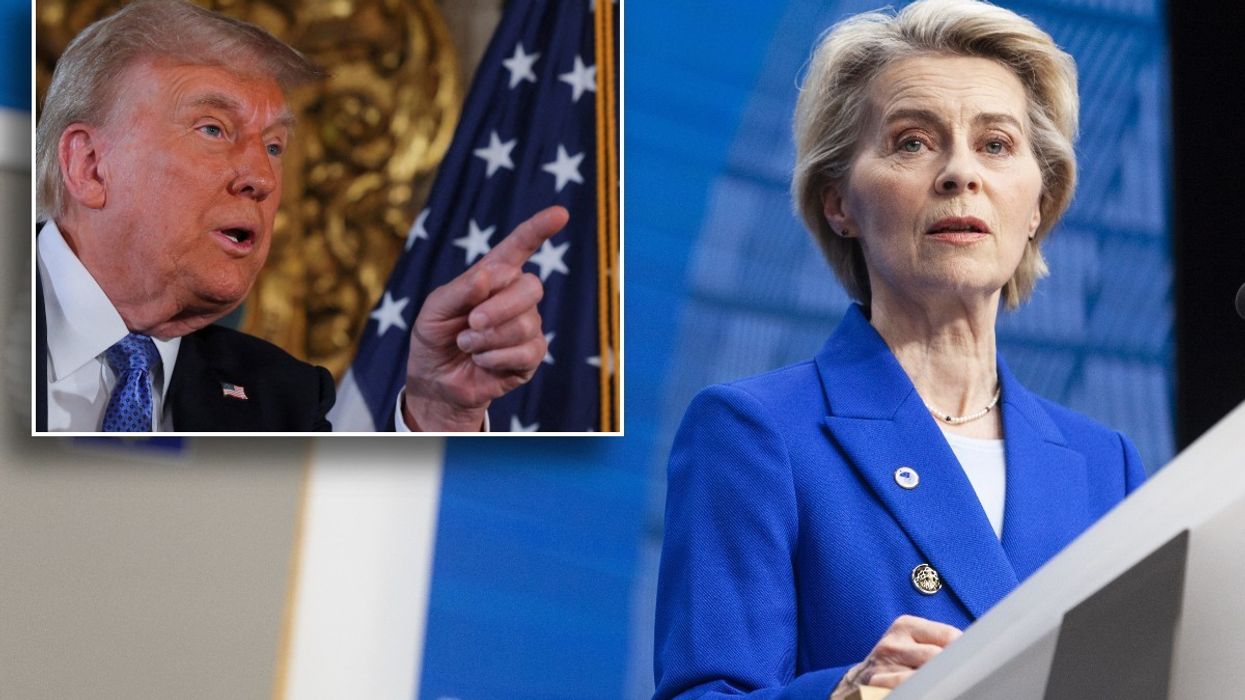 Donald Trump and Ursula von der Leyen