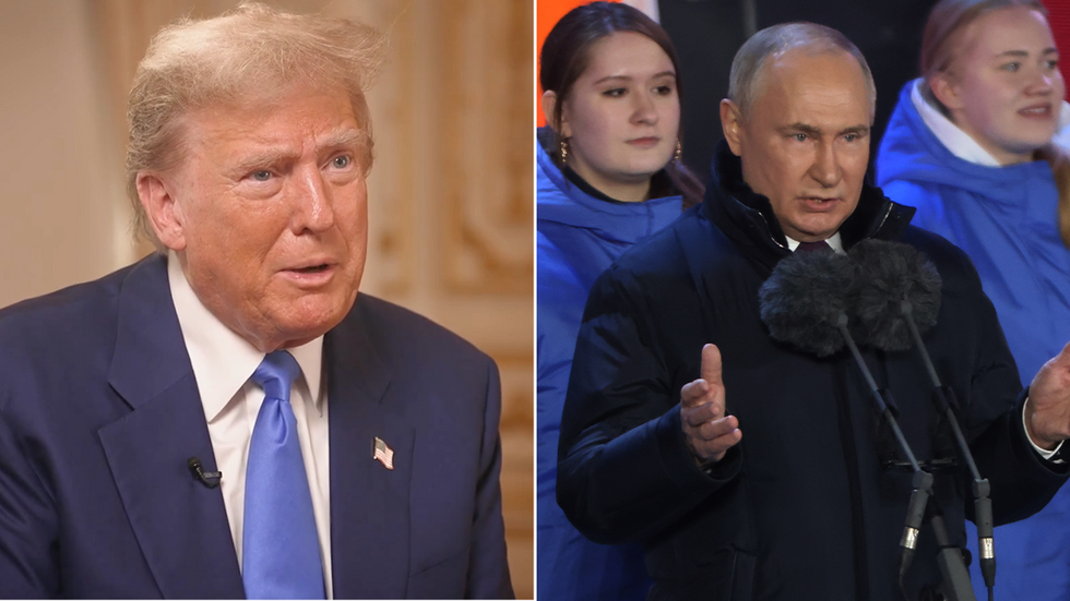 Donald Trump and Vladimir Putin