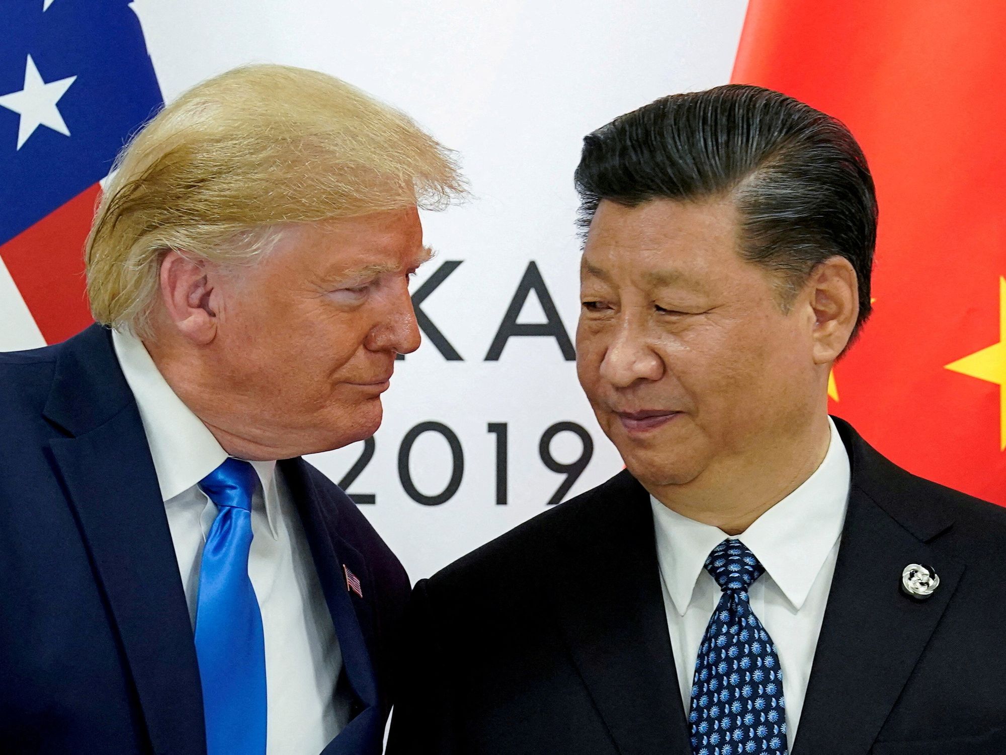 Donald Trump and Xi Jinping