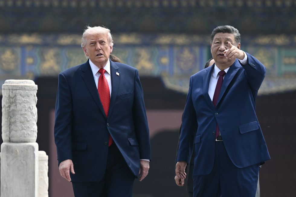 Donald Trump and Xi Jinping