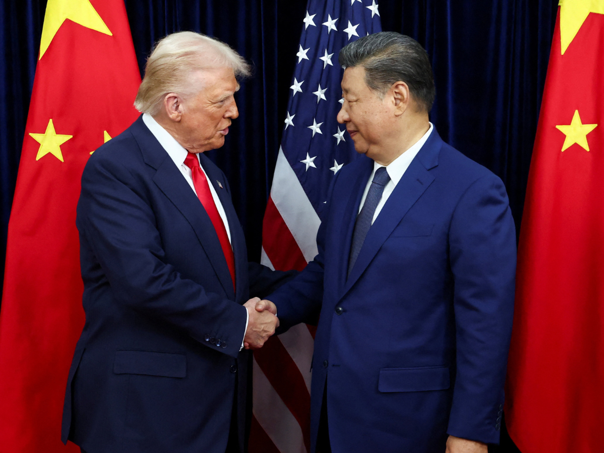 Donald Trump and Xi Jinping