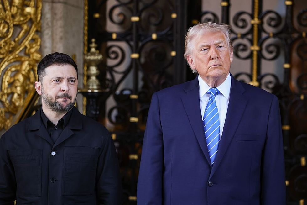 Donald Trump and Zelenskyy