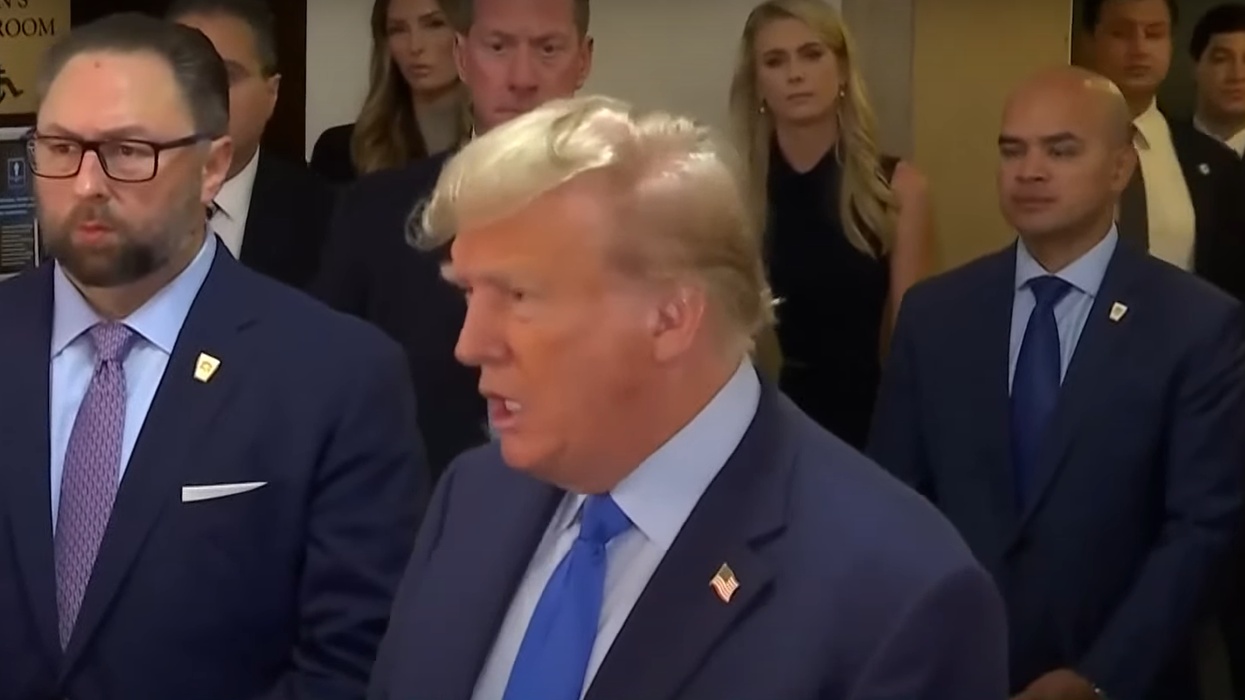 Donald Trump arrives in court ahead of $250m civil fraud trial