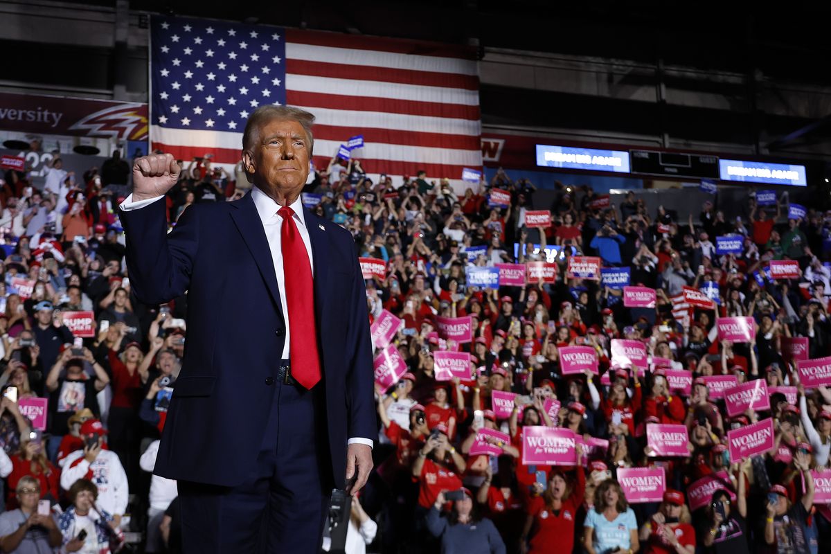 Donald Trump at rally