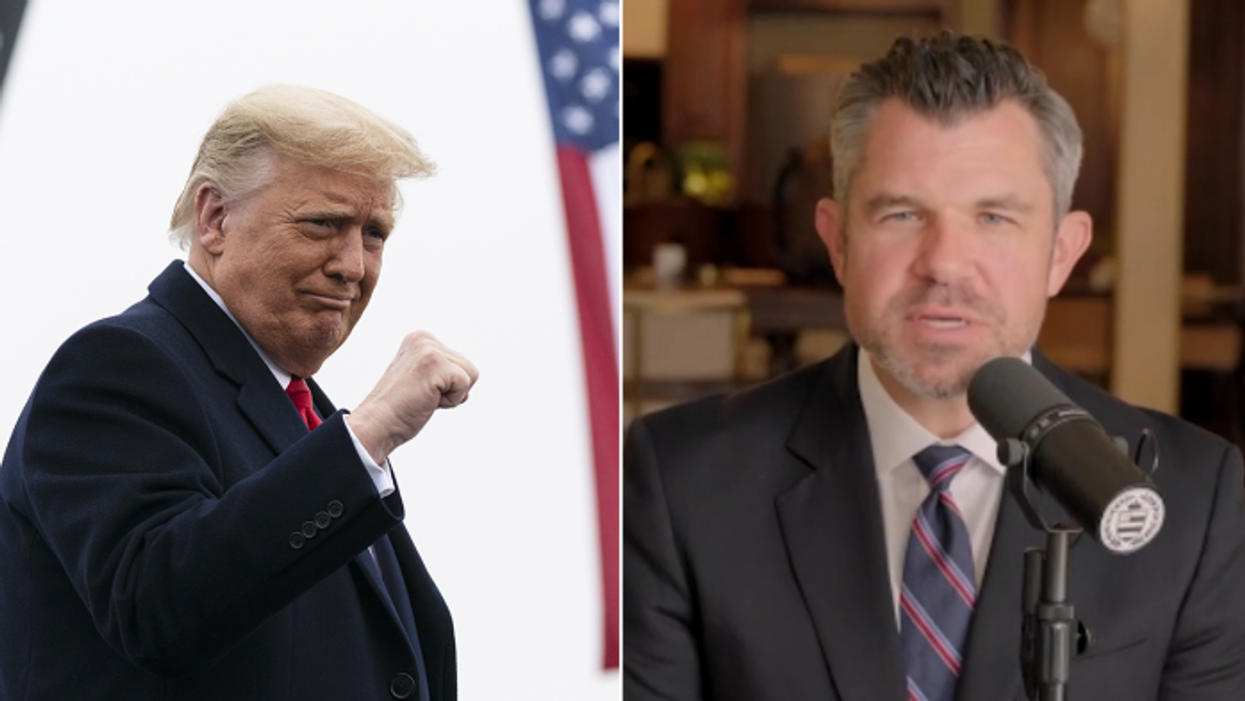 Donald Trump branded ‘lesser of two evils’ by Taylor Marshall as he admits to policy which 'bothers some people'