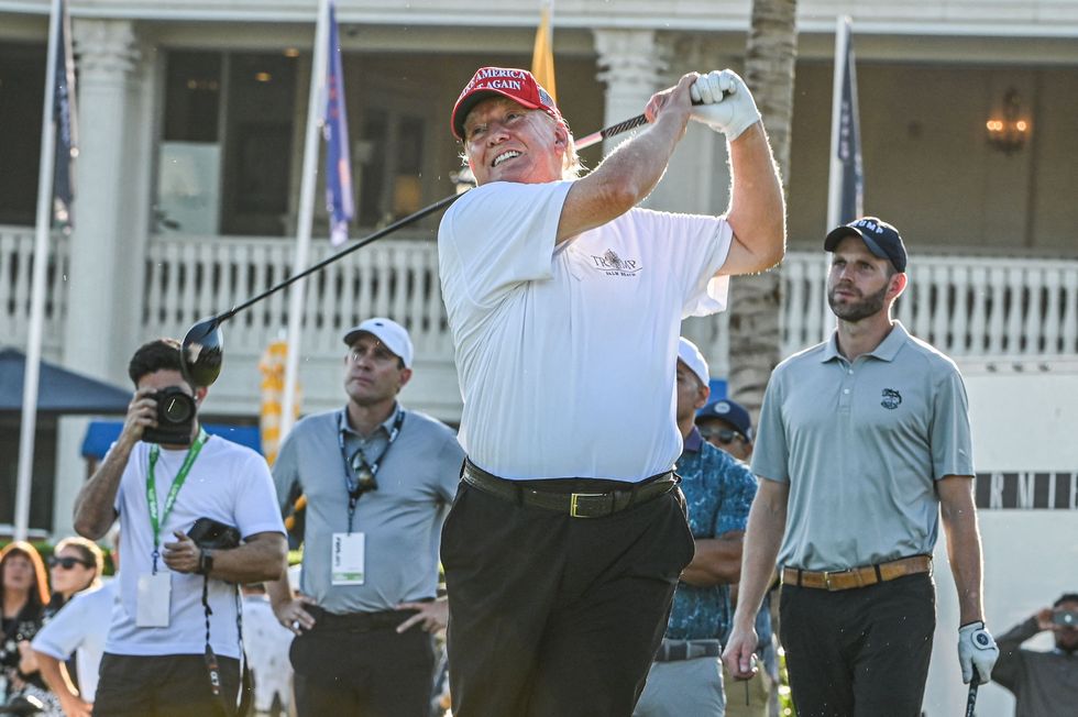 Donald Trump claimed to win two trophies at his own course