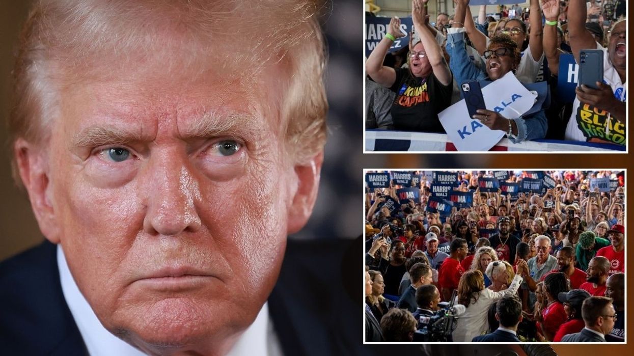 Donald Trump claims crowds at Kamala Harris rally are fake despite 'no evidence' photo was manipulated