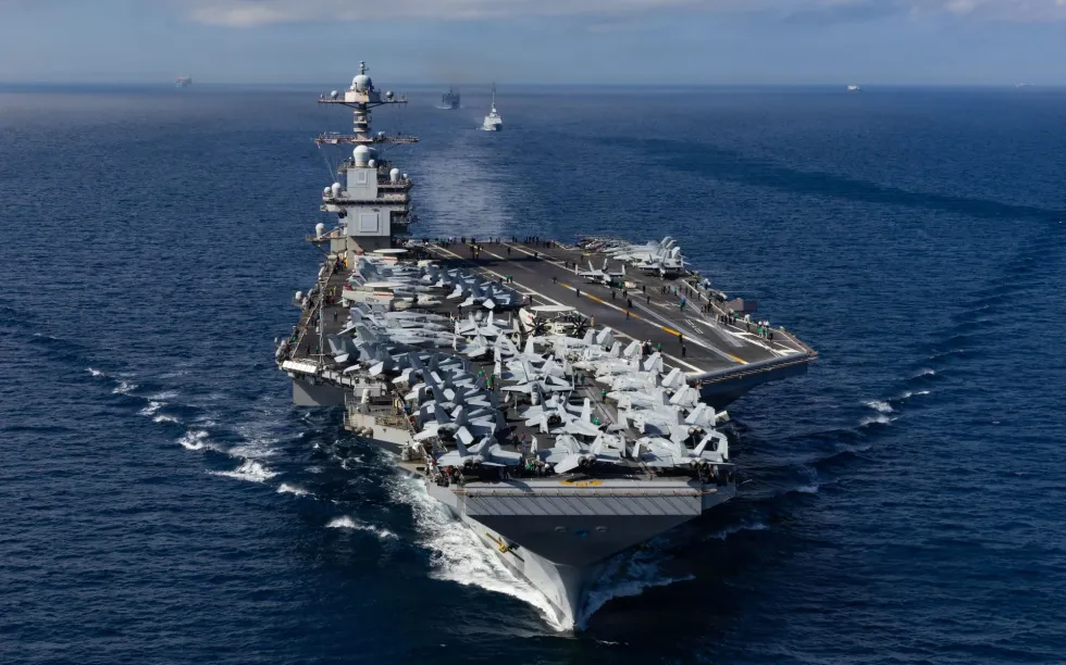 Donald Trump deploys aircraft carrier