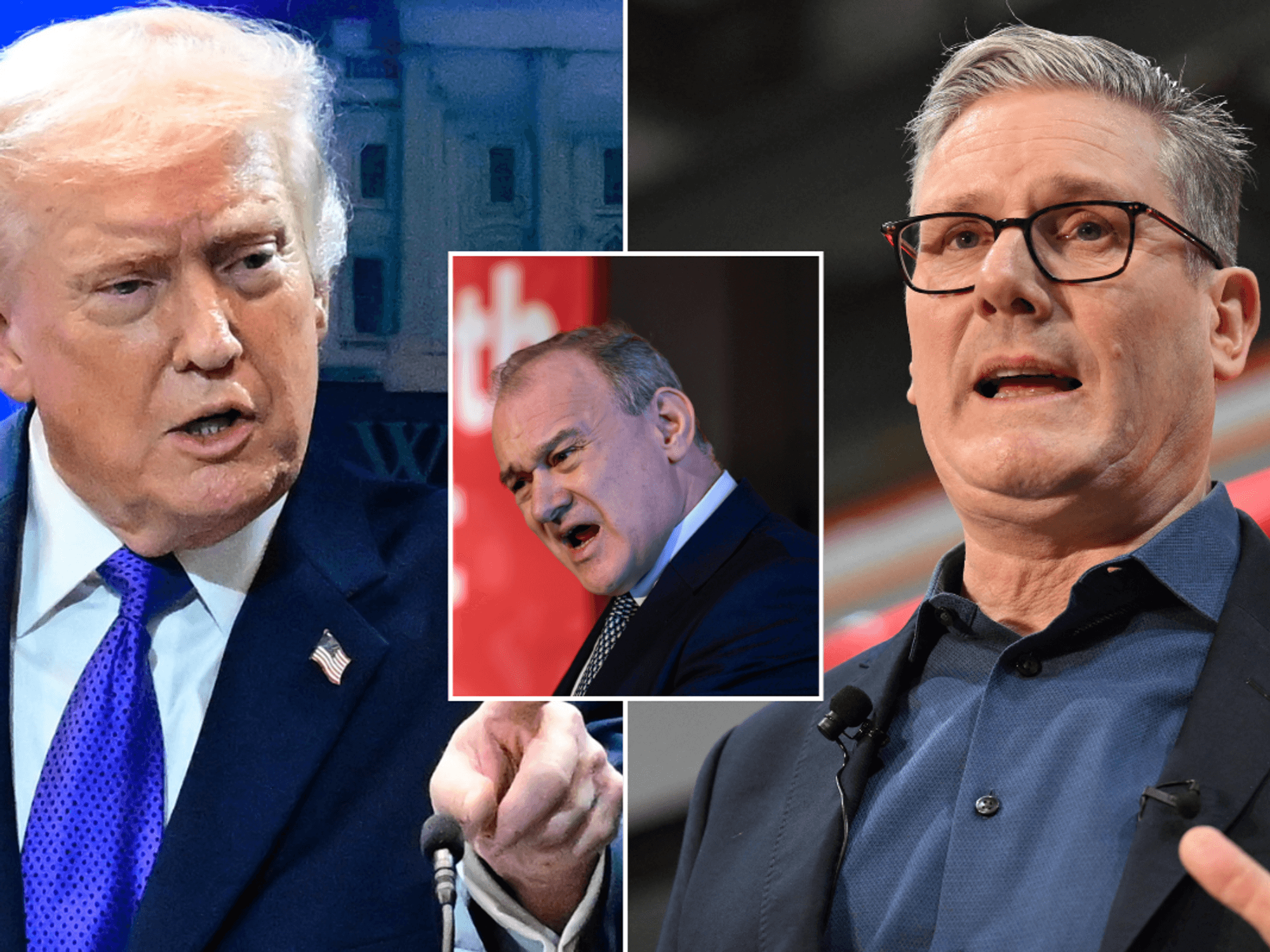 Donald Trump; Ed Davey; Sir Keir Starmer