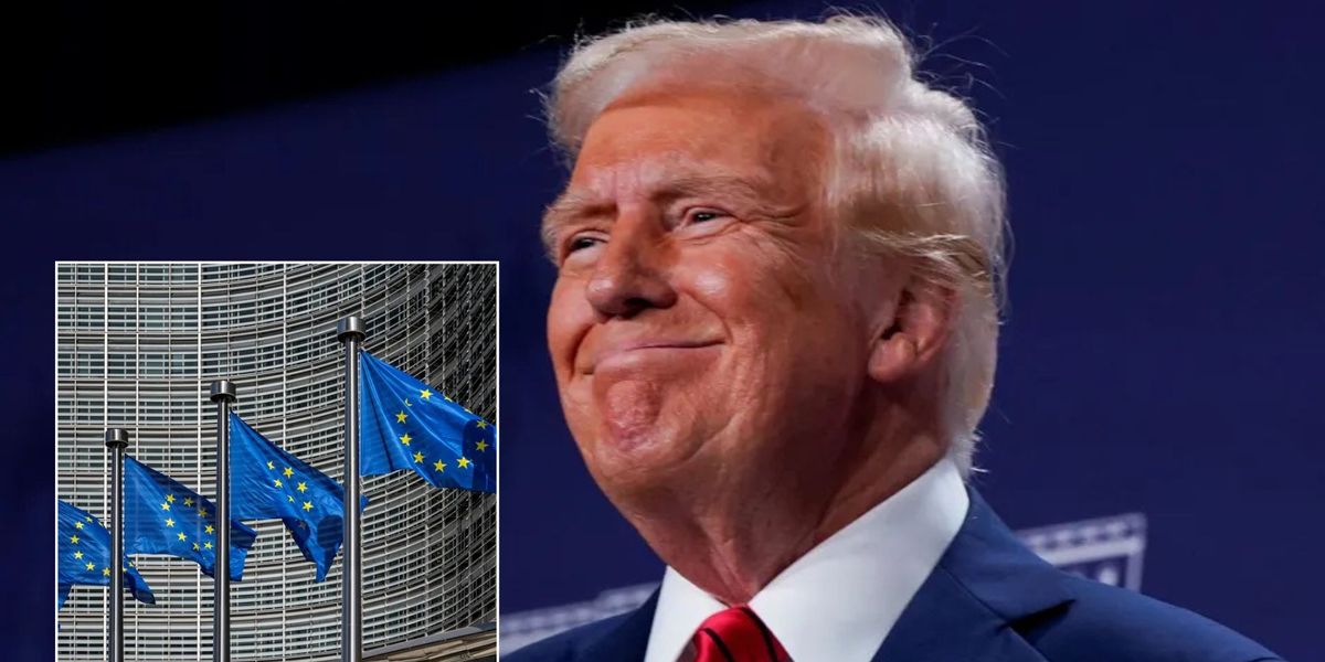 NextImg:Donald Trump snubs 'nasty' and 'unfair' EU - putting bloc at back of trade deal queue