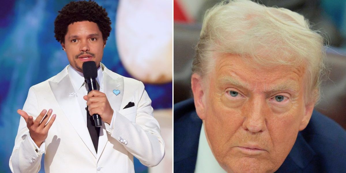 NextImg:Trevor Noah takes dig at Trump moments in Grammys monologue in immigration tariffs swipe