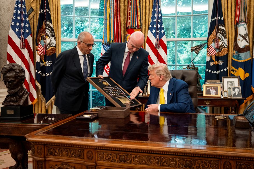 Donald Trump Gianni Infantino