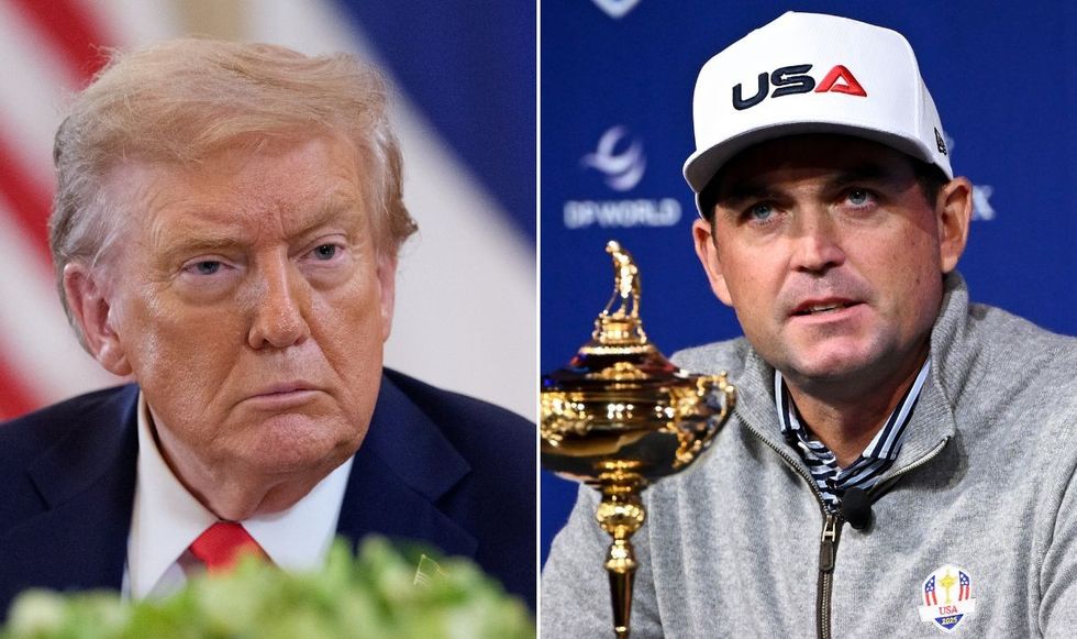 Donald Trump has told Keegan Bradley he should pick himself in his Ryder Cup team
