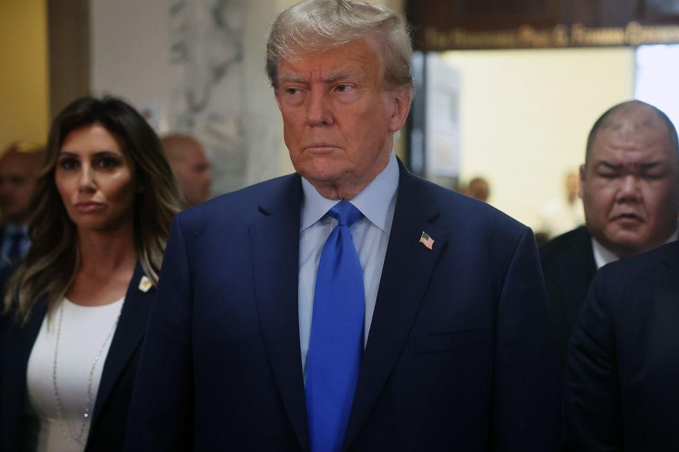 Donald Trump in court