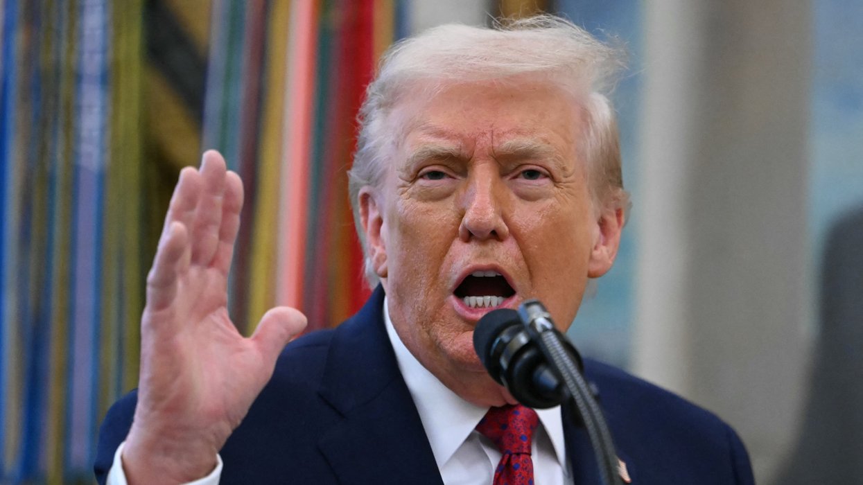 Donald Trump in the Oval Office