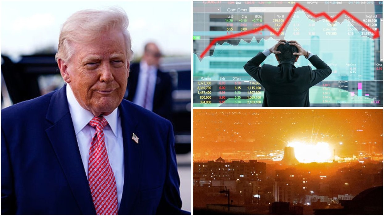 Donald Trump, investor worried and explosion in Tehran, Iran