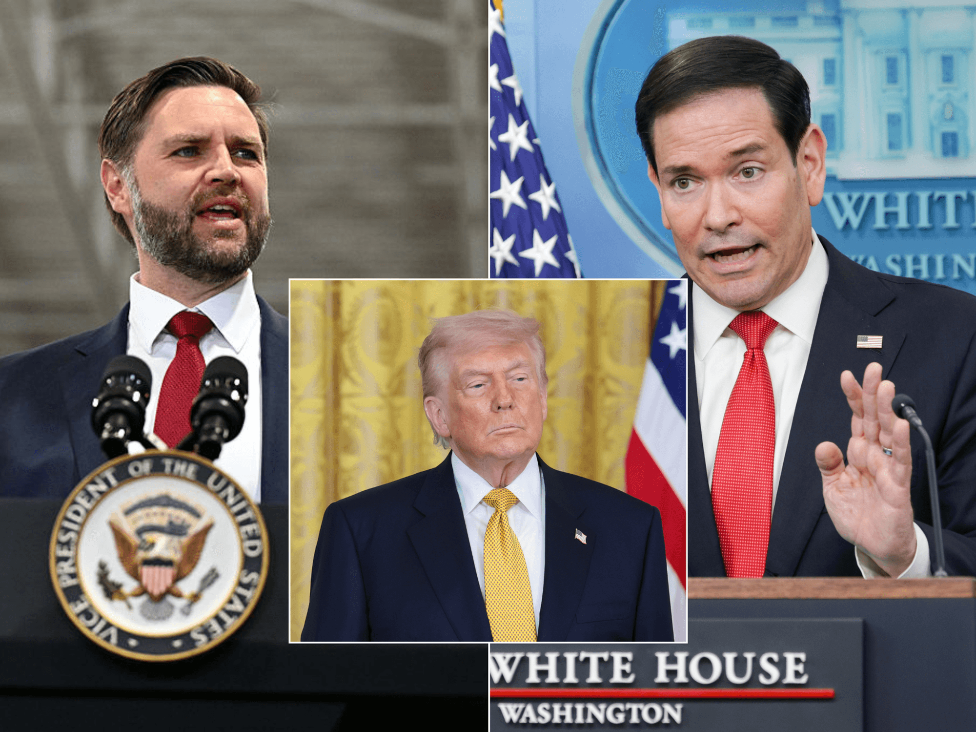 Donald Trump, JD Vance, Marco Rubio