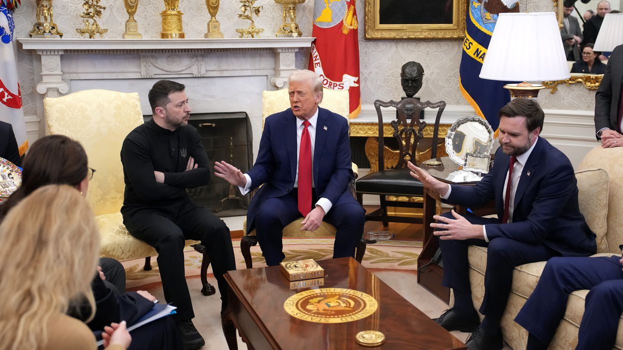 Donald Trump, JD Vance, Volodymyr Zelensky