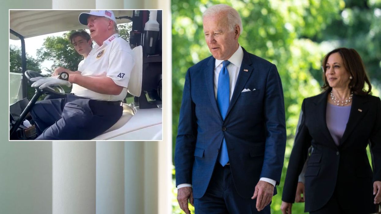 Donald Trump, Joe Biden and Kamala Harris