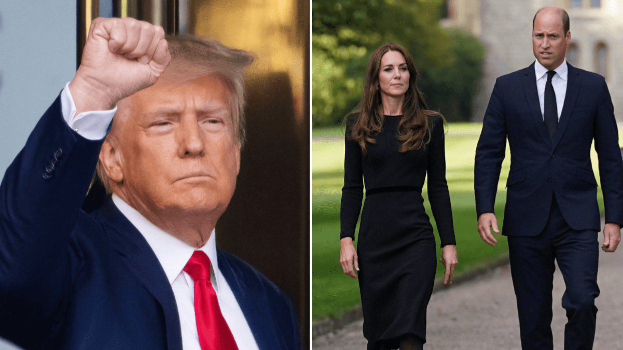Donald Trump, Kate Middleton and Prince William