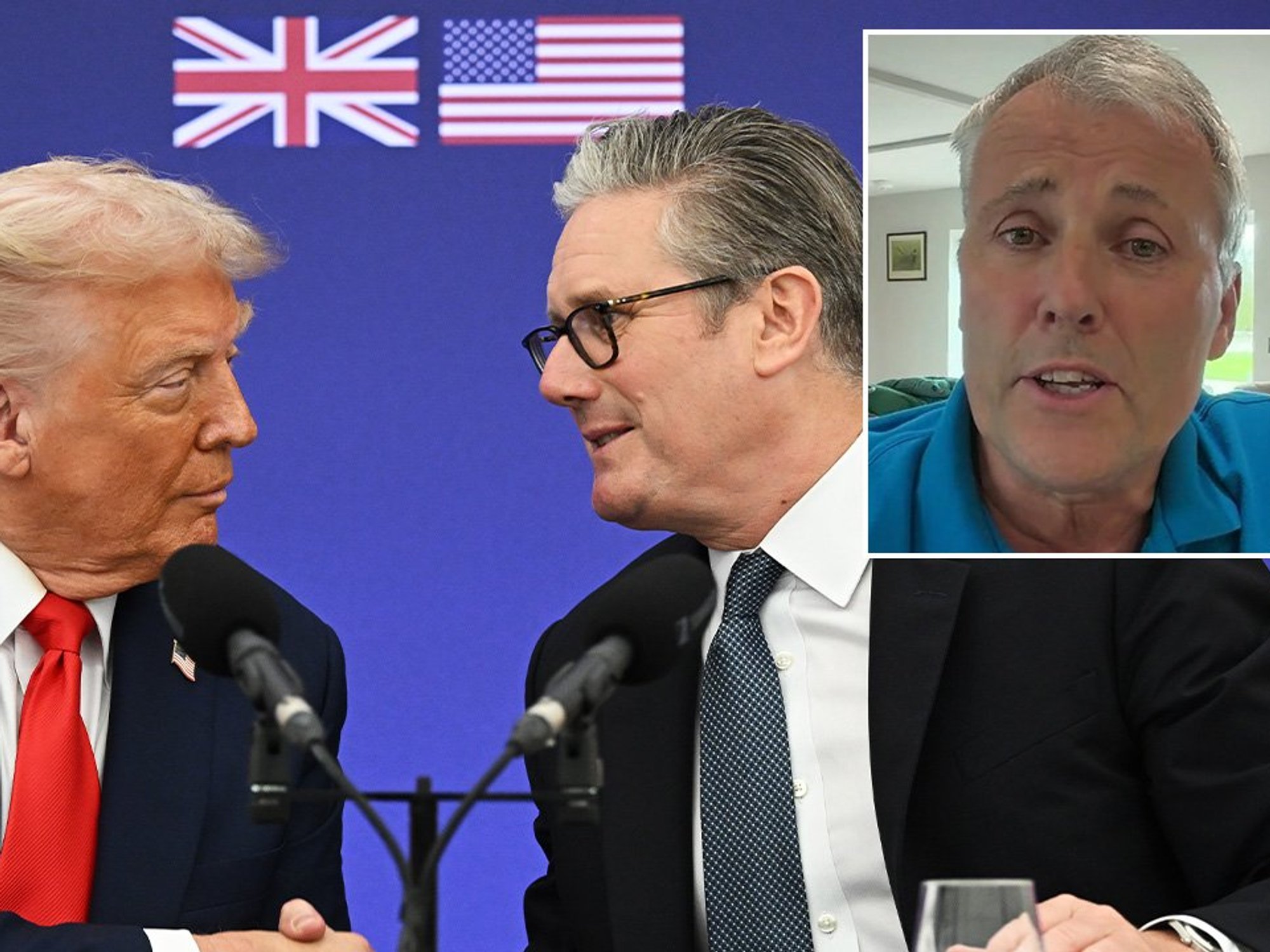 Donald Trump, Keir Starmer, Andrew Ward