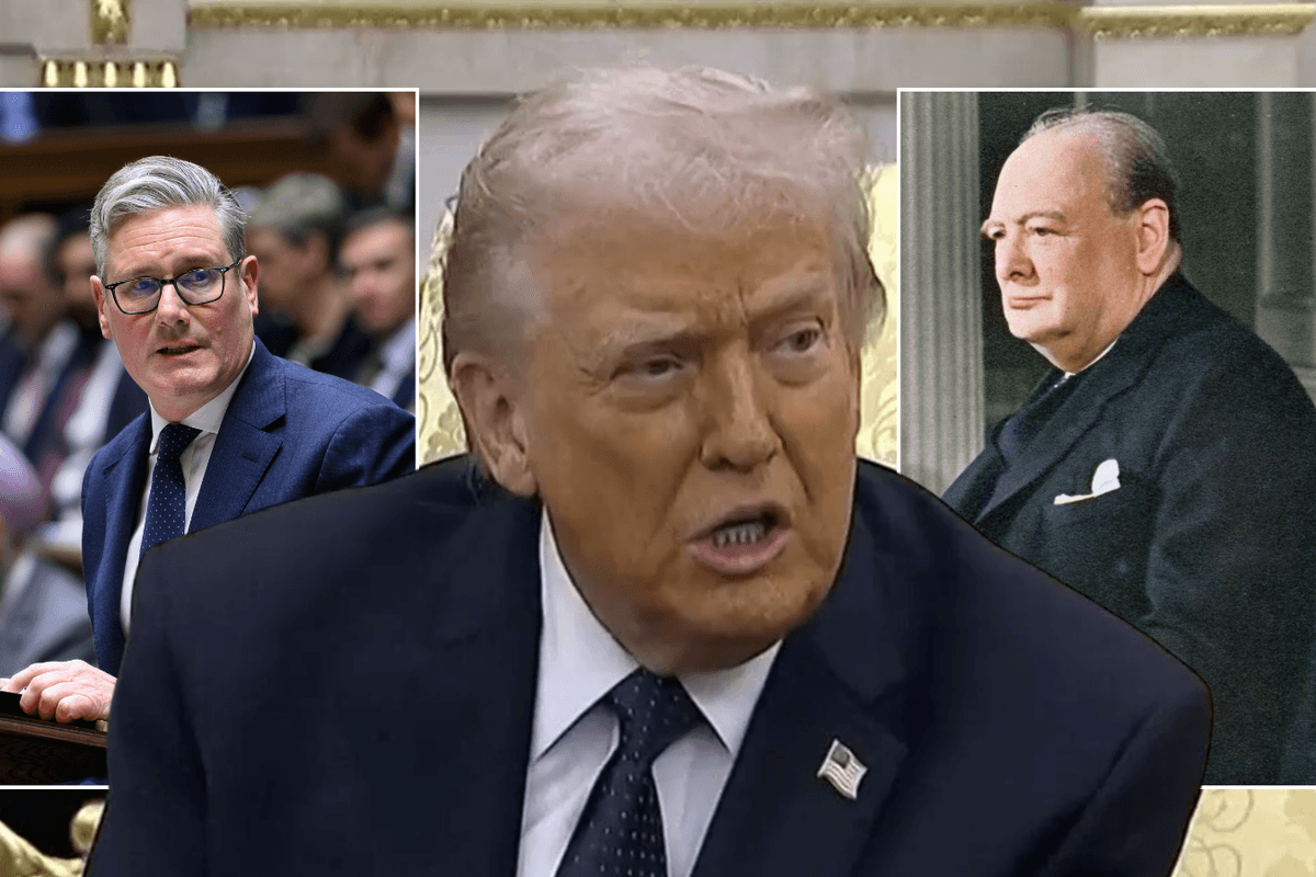 Donald Trump; Keir Starmer; Winston Churchill
