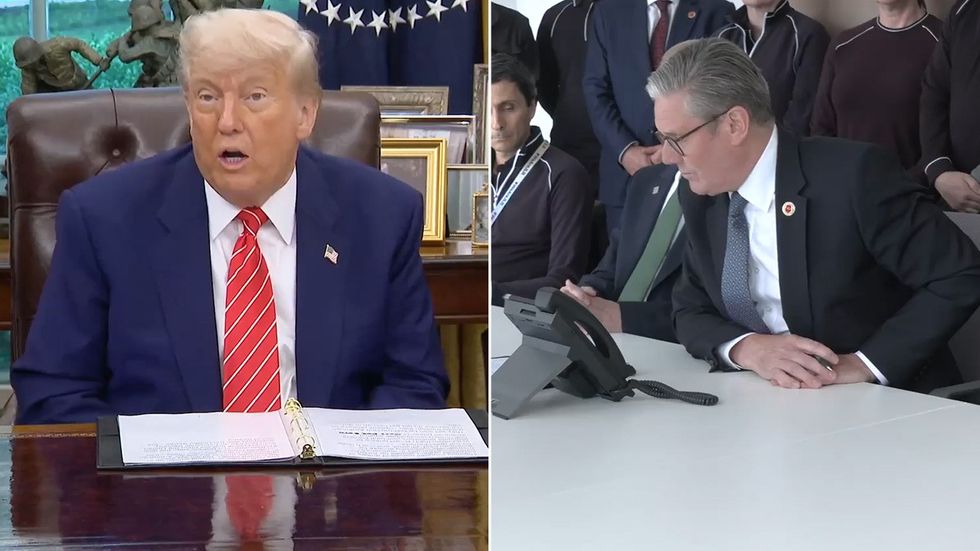 Donald Trump, Keir Starmer