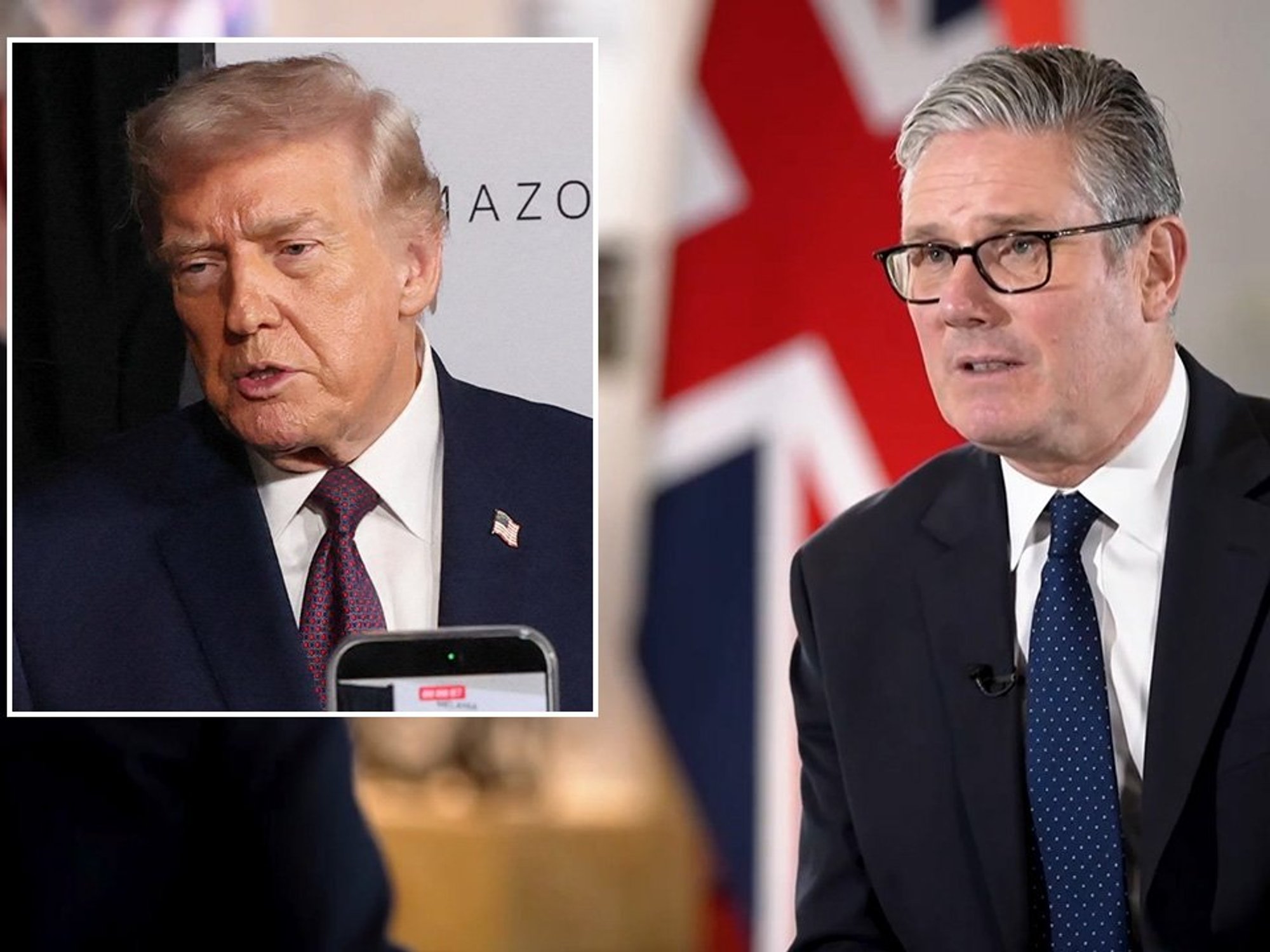 Donald Trump / Keir Starmer