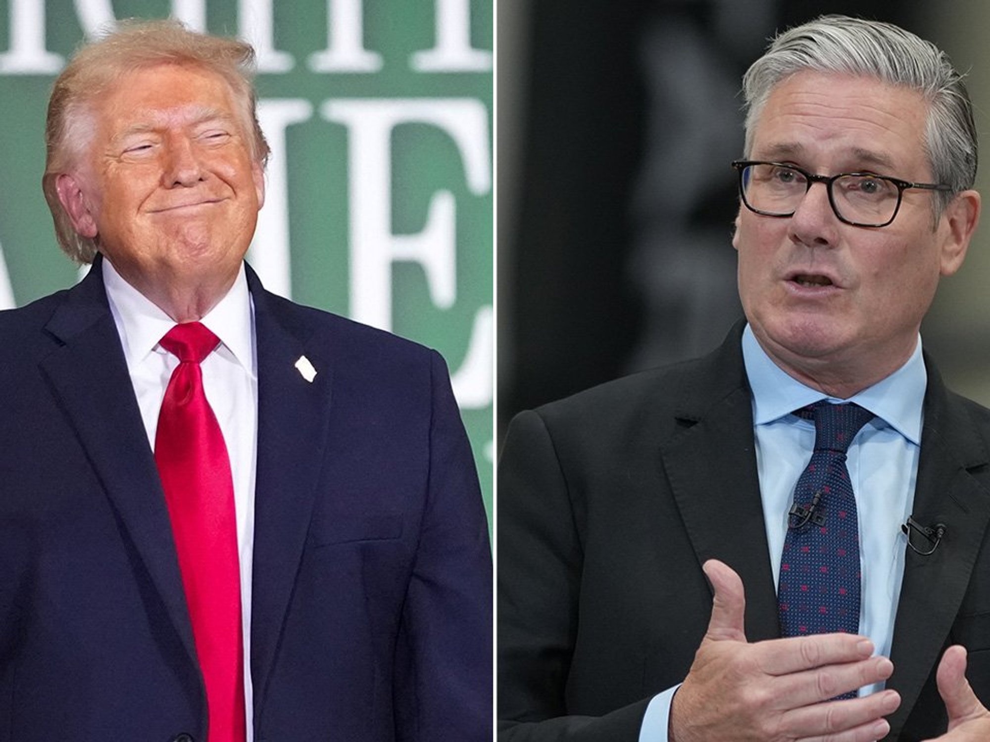 Donald Trump, Keir Starmer