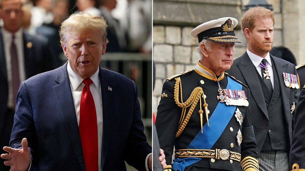 Donald Trump / King Charles, Prince Harry