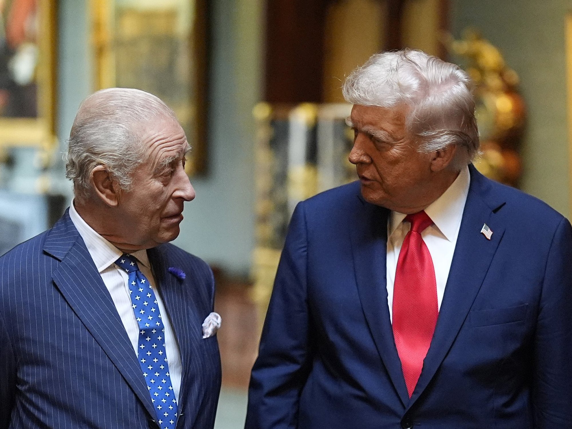 Donald Trump King Charles