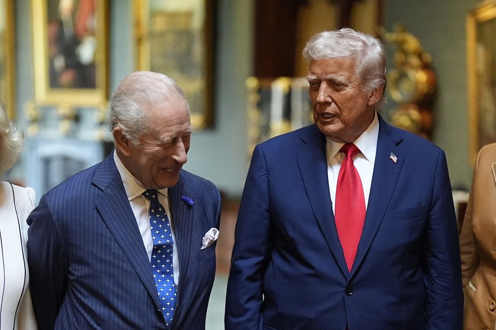 Donald Trump King Charles