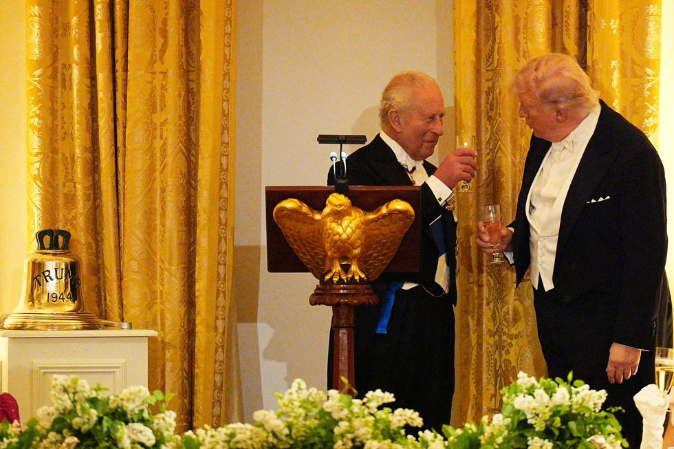 Donald Trump King Charles